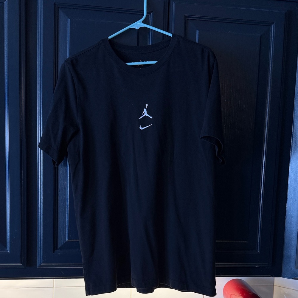 Jordan Nike Black Short Sleeve Men's Large
